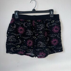 Cutest Celestial Print Boxer Style Sleep Shorts